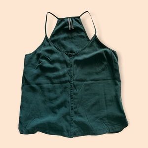 Anthropologie Linen Tank Top